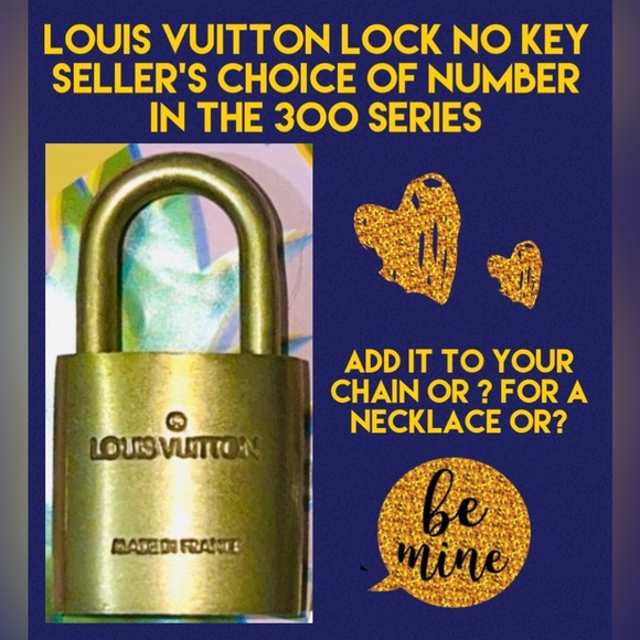 Louis Vuitton Handbags - LOUIS VUITTON LOCK NO KEY SELLER'S CHOICE OF # 300 SERIES For a Necklace or ?